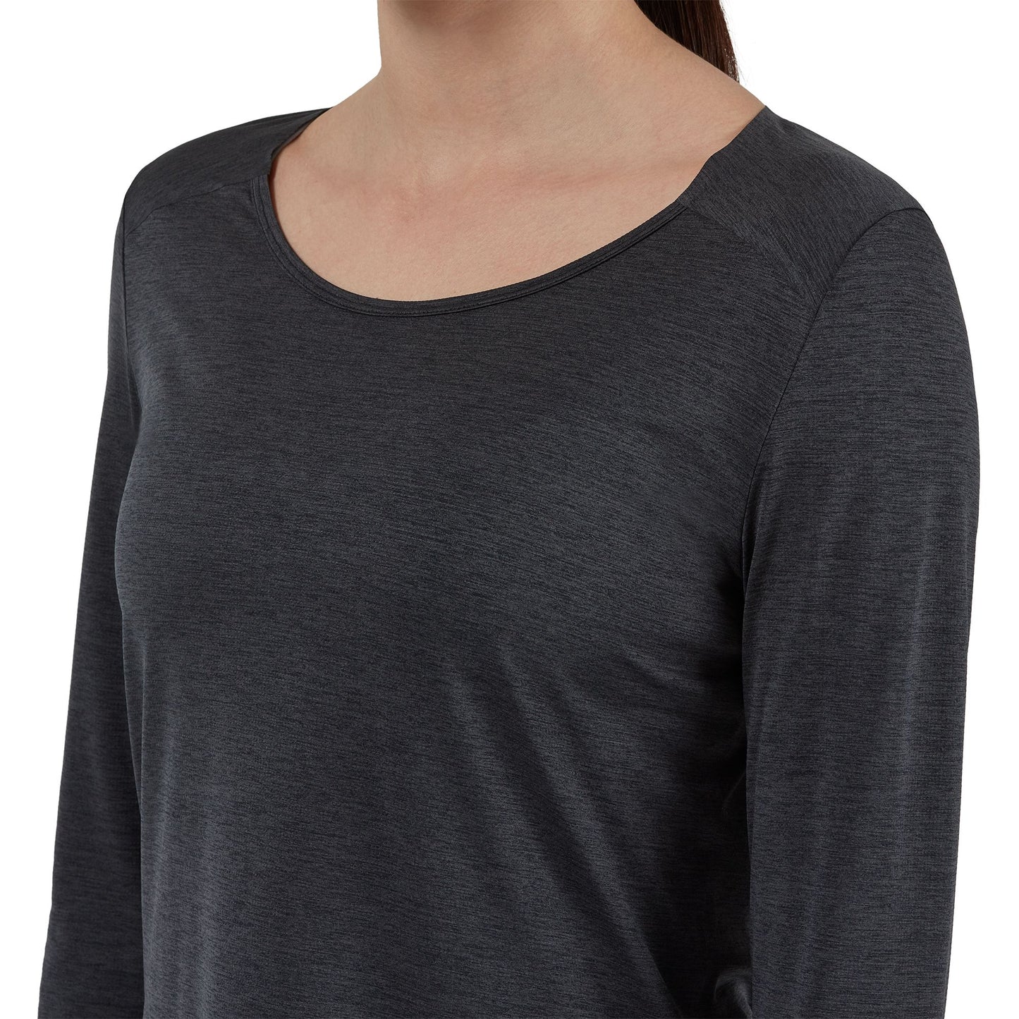 Women's Performance Long-T Black - US 5075
