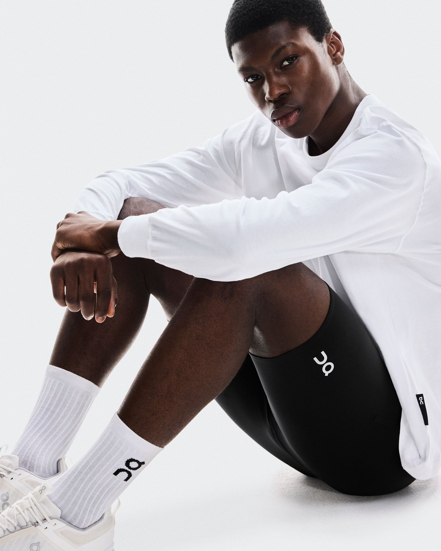 Men's Train Tights 1/2 Black - US 9037