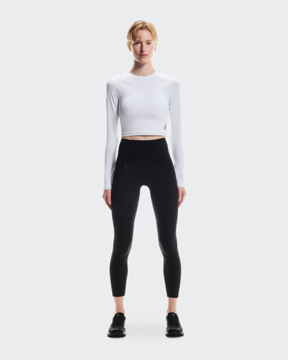 Women's Studio Long-T Crop White - US 7313