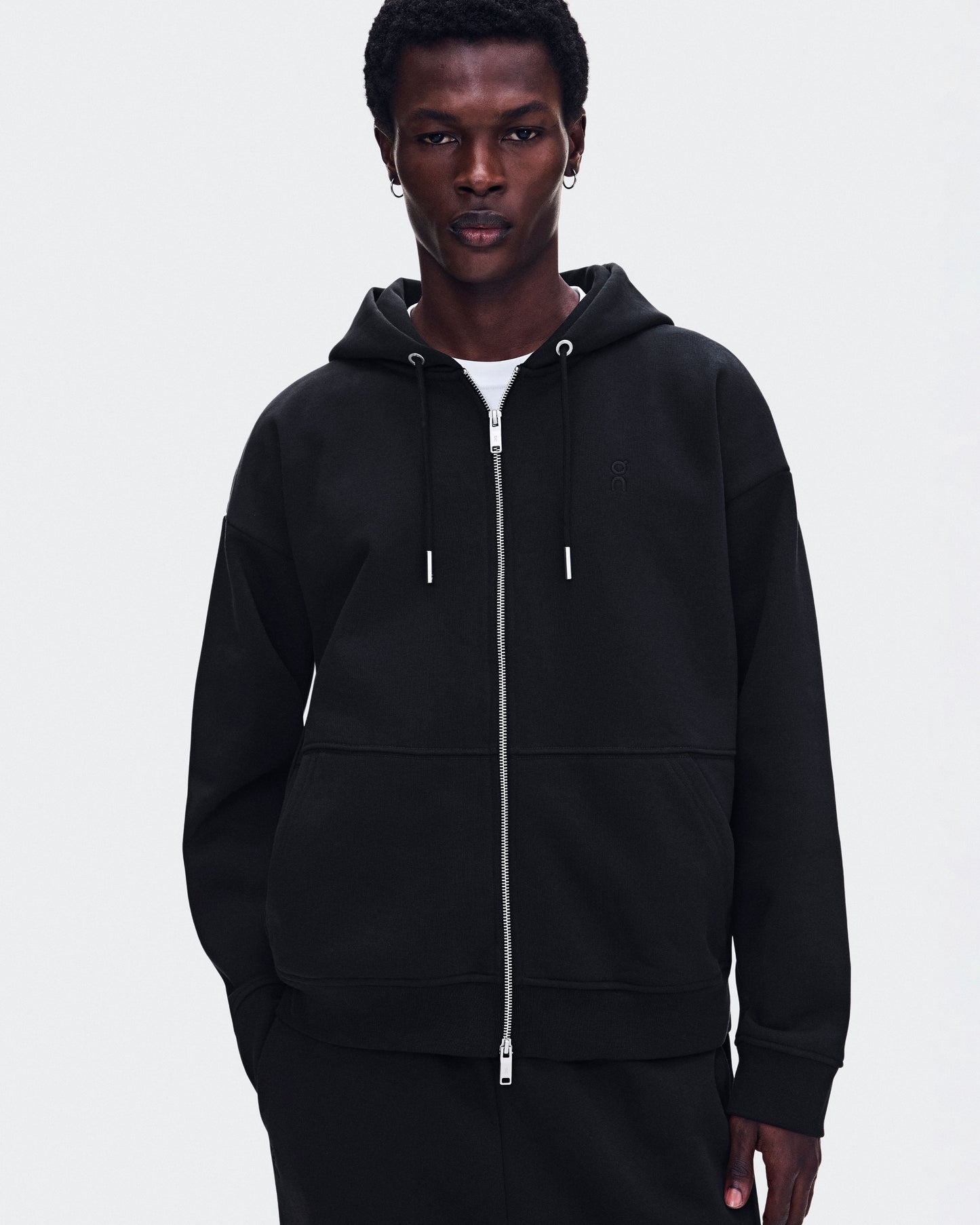 Men's Club Collective Full Zip Hoodie Black - US 7212