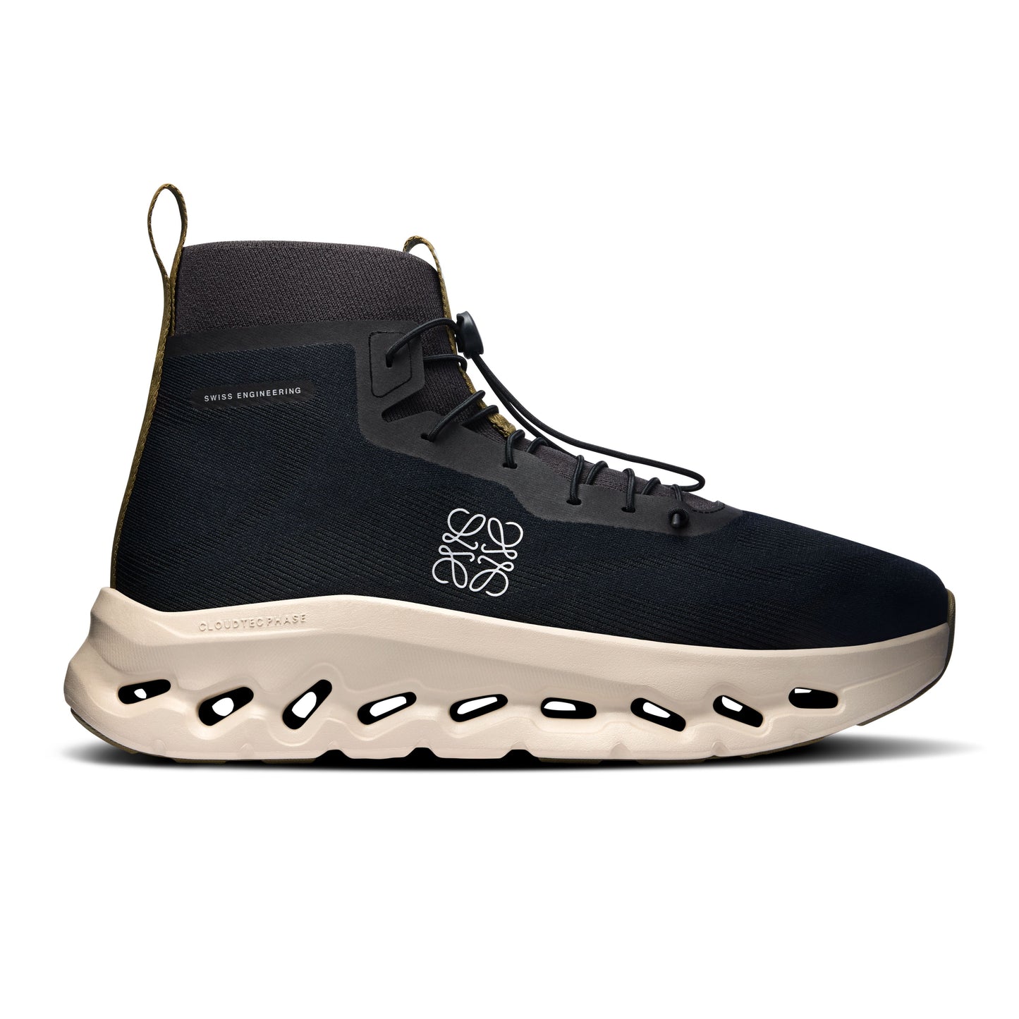 Men's Cloudtilt Hi LOEWE Black | Oatmeal | Olive - US 4314