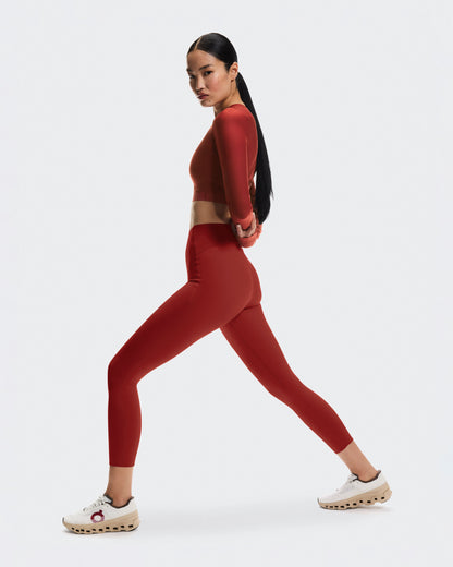 Women's Train Tights 7/8 Year of the Horse Sienna - US 1687
