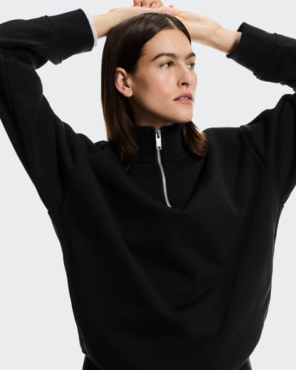 Women's Club Collective 1/4 Zip Black - US 2219