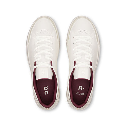 Men's THE ROGER Centre Court Ivory | Maroon - US 6698