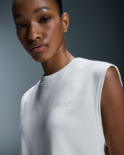 Women's Open Club Crew Crop White - US 2152