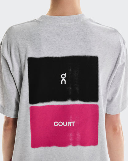 Women's Club-T Court Heather Gray | Pink - US 1286