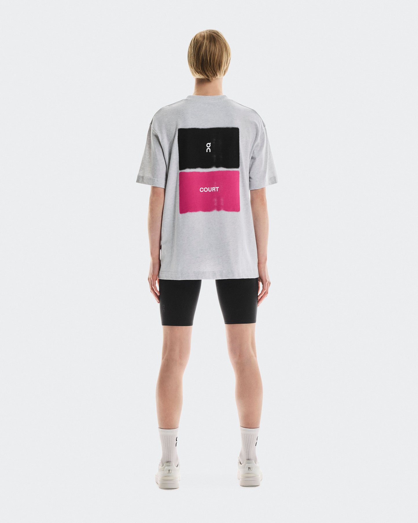 Women's Club-T Court Heather Gray | Pink - US 1286