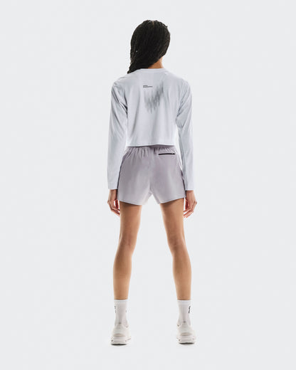 Women's Train Long-T Crop Graphic White - US 6582