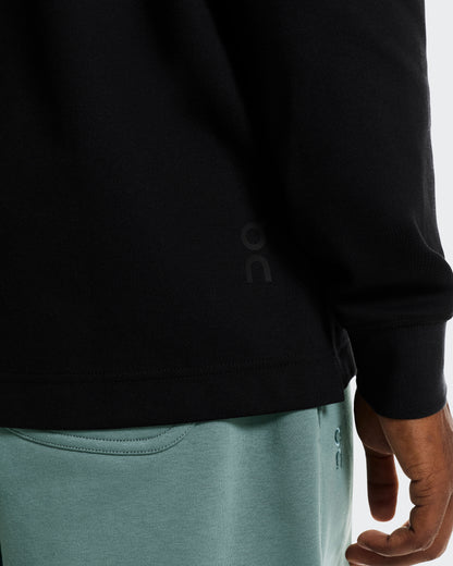 Men's Courtside Long-T Polo Black | Eclipse - US 7279