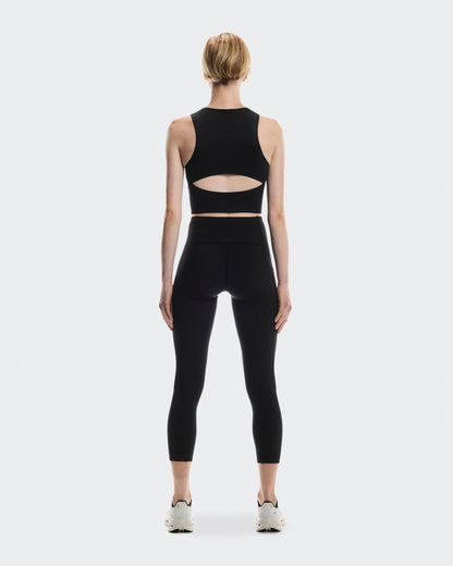 Women's Studio Open Back Crop Black - US 4632