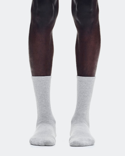 Club Sock High 2P Heather Gray - US 0748