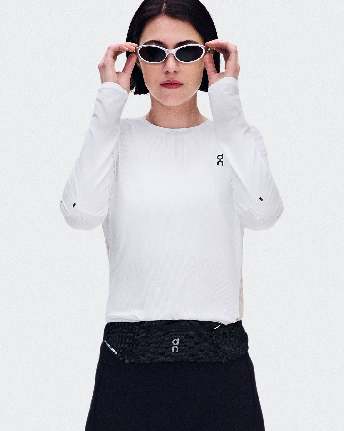 Women's Performance Long-T White | Silver - US 0134