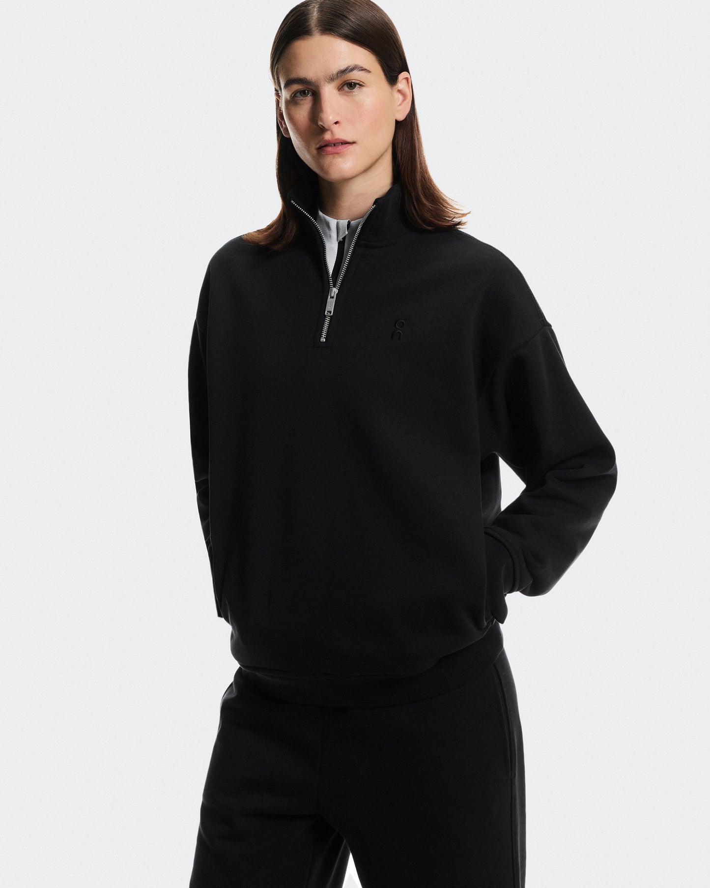Women's Club Collective 1/4 Zip Black - US 2219