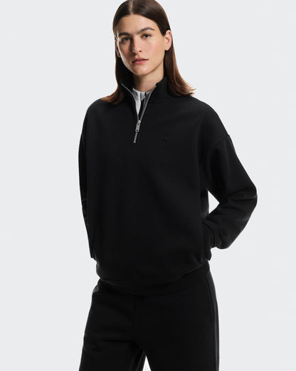 Women's Club Collective 1/4 Zip Black - US 2219