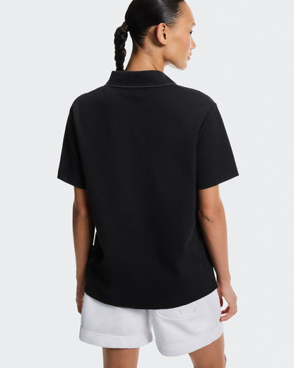 Women's Courtside Polo Black | Eclipse - US 7766