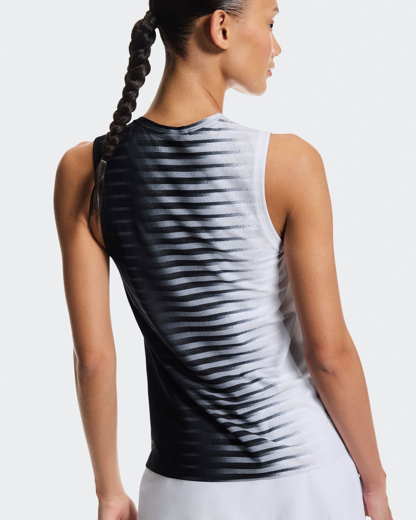Women's Court Tank Edge Black | White - US 9546