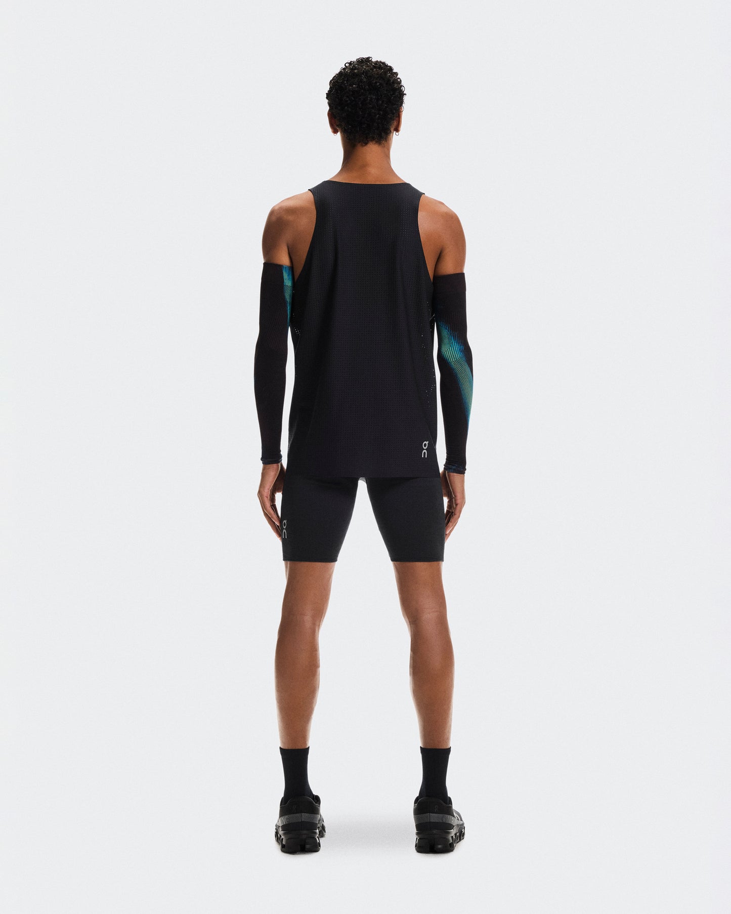 Men's Pace Tights Short Black | Black - US 7976