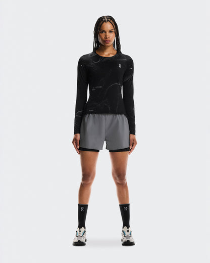 Women's Performance Long-T Lumos Black - US 8867