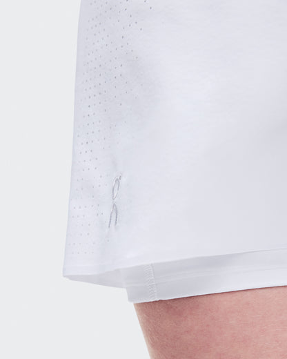 Women's Court Skirt Split LDN White - US 9528