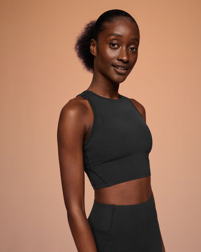 Women's Movement Crop Black - US 7756