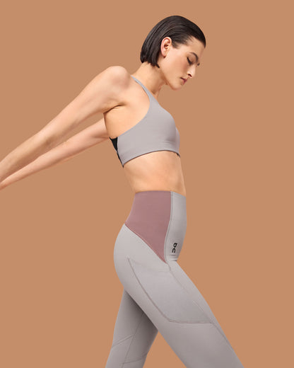 Women's Movement Tights Long Zinc | Grape - US 4629
