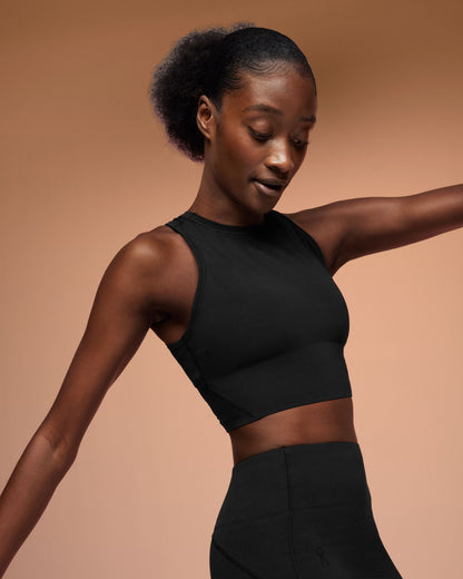 Women's Movement Crop Black - US 7756